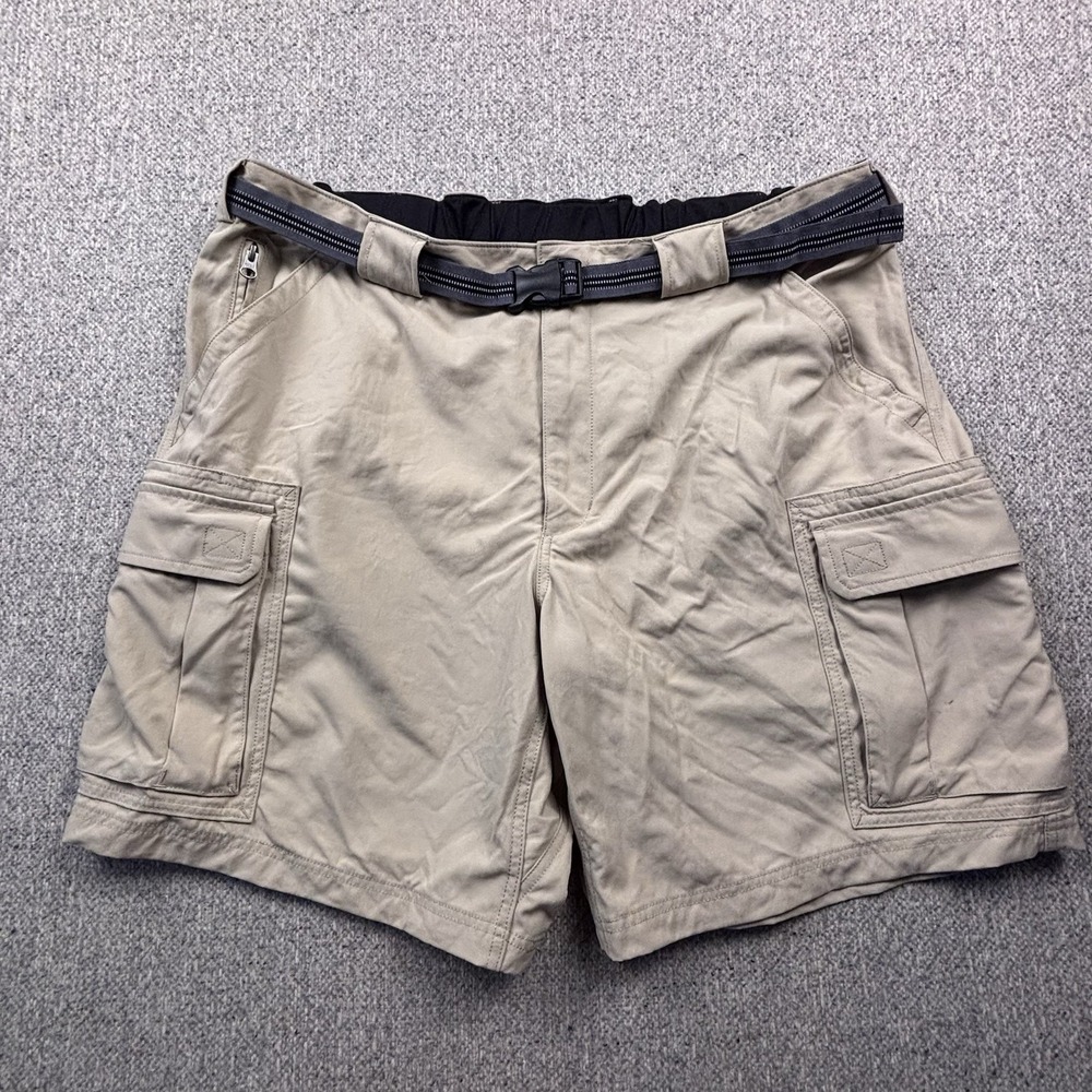 DULUTH TRADING CO MENS NYLON CARGO SHORTS 2XL Dry on the fly cargo shorts